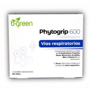Phytogrip 600 n- acetilcisteina Vías Respiratorias
