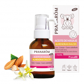 Pranabb -  Aceite de masaje - Almendras dulces - 30 ml