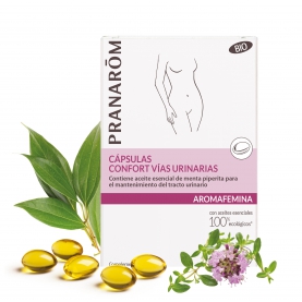 Aromafemina - Cápsulas Confort vías urinarias - 30 cápsulas