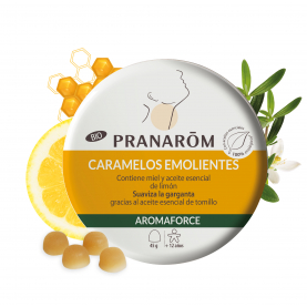 Aromaforce - Caramelos emolientes - Miel limón - 45 g
