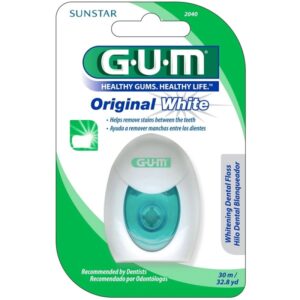 Hilo dental GUM® Original White con cera