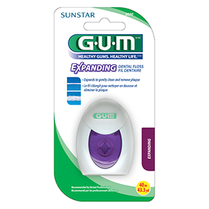 Hilo dental GUM® EXPANDING FLOSS CON CERA