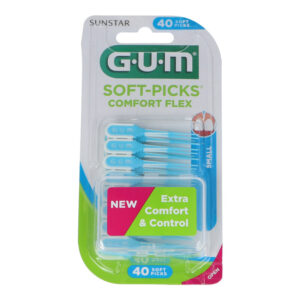 GUM® SOFT-PICKS® COMFORT FLEX TALLA S 40 UDS