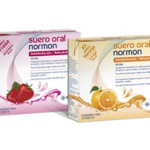 Suero Oral Normon  Fresa  2 bricks de 250 ml
