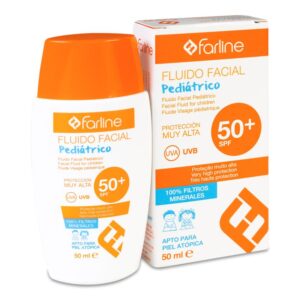 Crema solar fluida Pediátrica Farline spf50+ 50ml