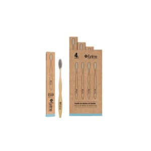 Cepillo dental de bambú azul 1 ud