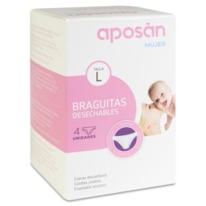 Braguitas desechables talla grande 4 unidades