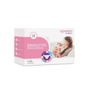 Braguitas desechables talla mediana 4 unidades