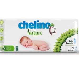 Pañal Chelino Nature talla 1 28uds (1kg-3kg)