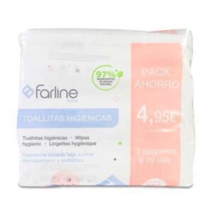 Pack Toallitas higiénicas bebé 3x 72 uds