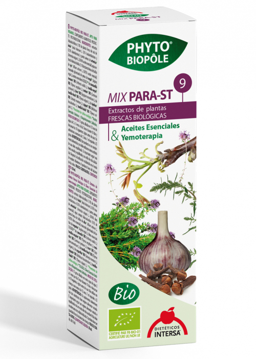 MIX PARA-ST 9 Phyto-Biopôle, 50 ml Plantas con beneficios para favorecer la depuración intestinal.