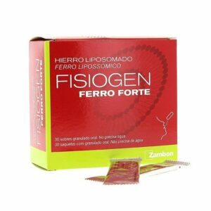 FISIOGEN FERRO FORTE 30 SOBRES GRANULADO SIN AGUA