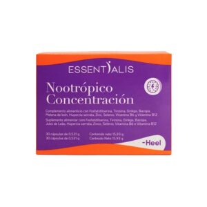 Essentialis Nootrópico Concentración 30 Cápsulas