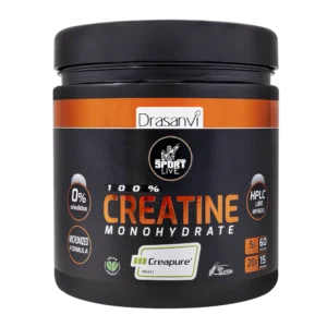 Creatina Creapure 300 g Sport Live Drasanvi sin gluten