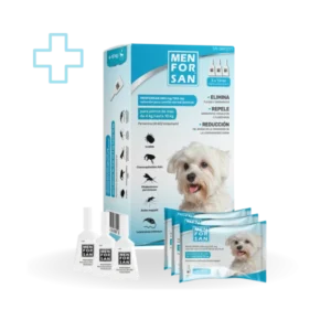 3 Pipetas antiparasitarias para perros de 4 a 10kg MENFORSAN®