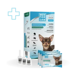 3 Pipetas antiparasitarias para perros de menos de 4kg MENFORSAN®
